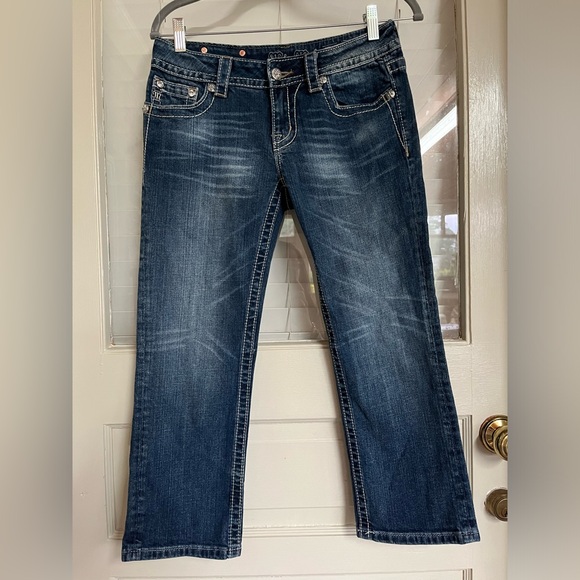 Miss Me Capri Jeans Flyer de lis size 28 - Picture 13 of 13